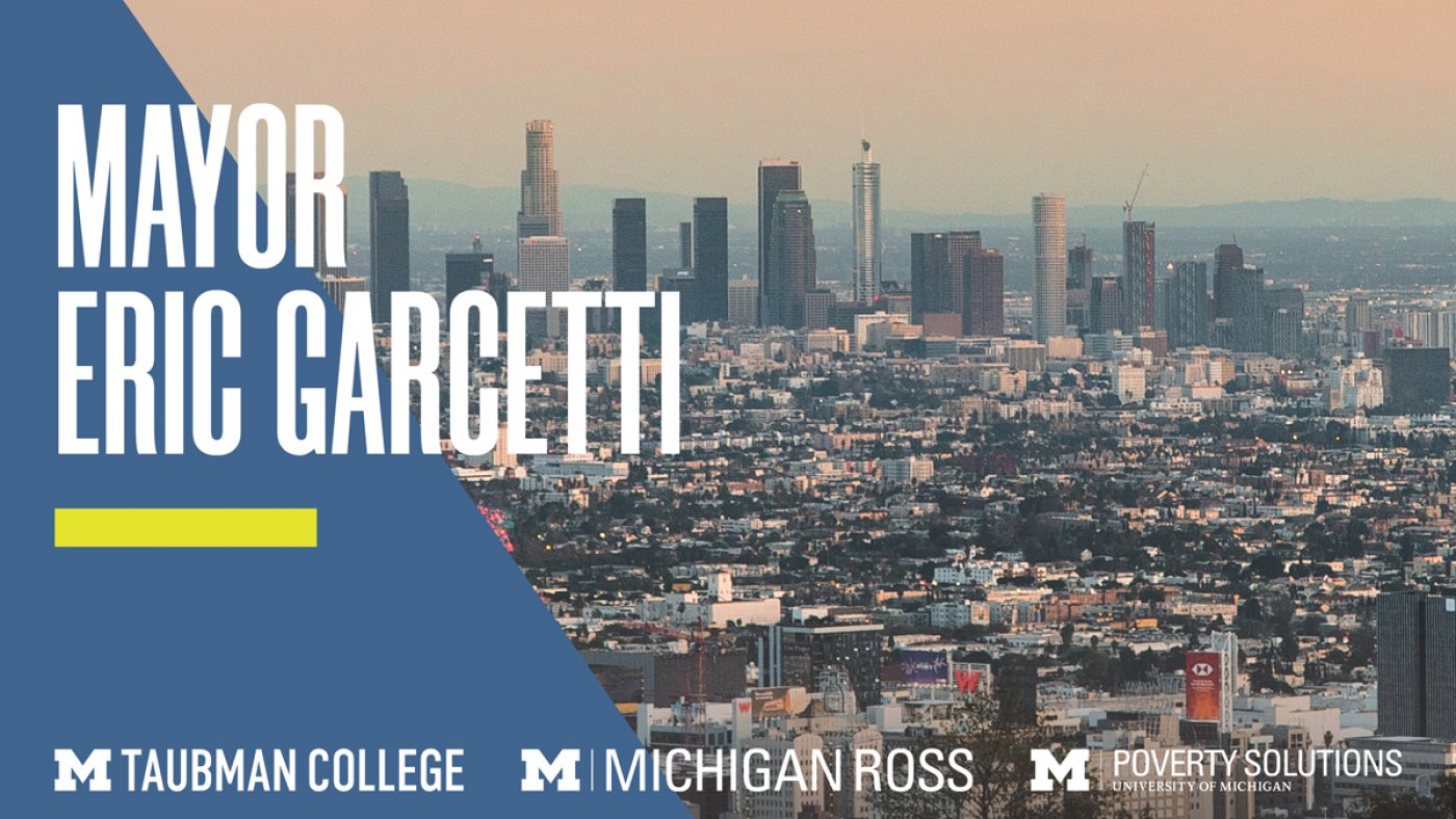 A Conversation with LA Mayor Eric Garcetti, September 17th, 2021